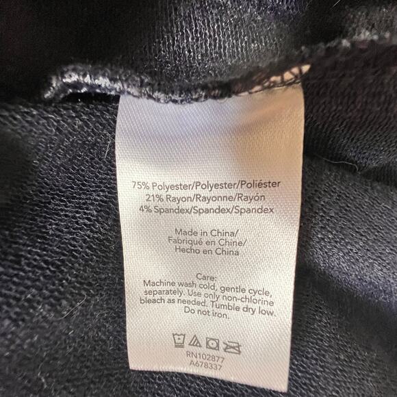 Berkshire Homewear French Terry Sleep Shirt Gray Button Front XL New - Picture 10 of 10